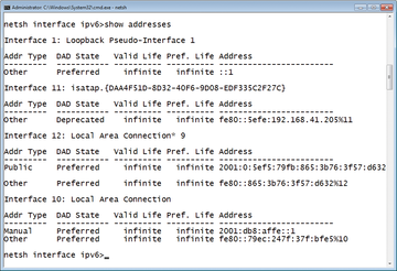 how to assign static ipv6 address in windows