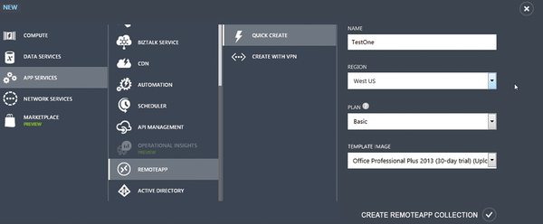 Azure Terminal Services Azure Terminal Services